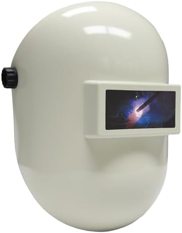 Armour Guard Sugar Scoop 2 x 4.25" White Fiberglass Pipeliner Welding Helmet