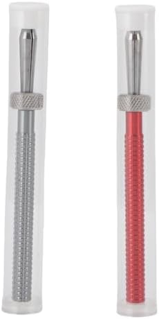 Aramox Pin Vise Set Metal Hand Drill for Watch Repair Maintenance 2Pcs for All Watch Types Metal