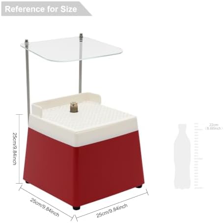 Stained Glass Grinder, 65W Industrial Glass Cutter Mini Glass Ceramics Grinder Machine with Baffle Bracket and Grinding Bit, Power Diamond Glass Art Grinding Tool, 4200r/min, 110V, 0.1A