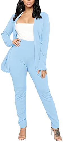 Aro Lora Pant Suits for Women Dressy Casual 2 Piece Outfits