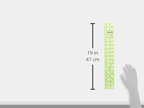 Omnigrip RN2518 Non-Slip Quilter's Ruler, 2-1/2 x 18-Inch