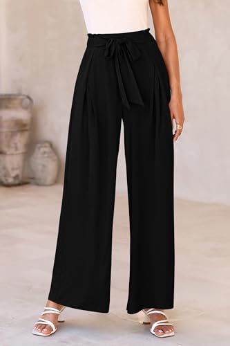 PRETTYGARDEN Women's Palazzo Wide Leg Work Dress Pants