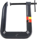 Fabater Heavy Duty G Type Woodworking C Clamp, 100% Steel Heat Treated DIY Carpentry Clamping Device, 4.3-7.3in Depth, 2.4-3.9in Thickness, 650-1180g (Clamping thickness 100*depth 185mm)