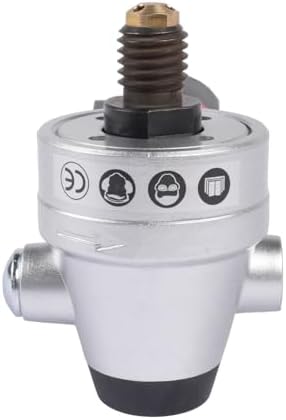 4-Inch Air Wet Polisher/Sander, 4500 RPM Pneumatic Stone Grinder with 5/8"-11 Spindle, Water-Fed System, Front Side Exhaust for Granite Marble Concrete
