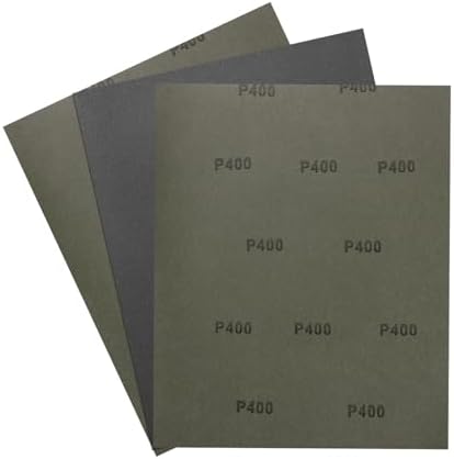 3Pcs Sand Paper 9x11Inch 400Grit Silicon Carbide Sandpaper Sheets