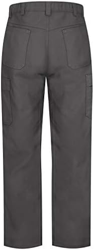 Red Kap Men's Performance Shop Pant - Double Knee Work Pants, Regular Fit, Concealed Zippers for Scratch Protection