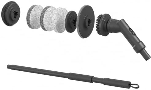Electric Spin Scrubber Cordless with Extendable Handle