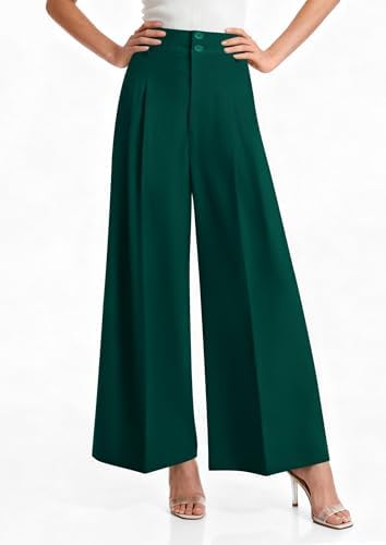 PRETTYGARDEN Women's High Waisted Wide Leg Dress Pants