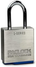 PACLOCK's 1-Series Padlock, UCS, 1/4" Diameter Hard. Stainless Steel Shackle, 1-3/16" Tall, Stainless SteelKeyed Alike U-Pick!,