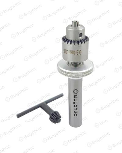 Buyohlic JT0 Micro Precision Drill Feed Quill – Sensitive Manual Feed Control, 0.3–4.0 mm Capacity, For Milling Machine & Lathe Drilling (Adaptor with Keyed Drill Chuck)