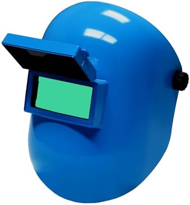 Armour Guard Sugar Scoop Blue Pipeliner Fiberglass Welding Helmet With Flip Front