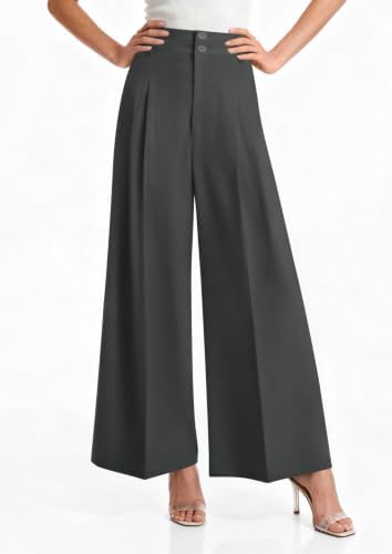 PRETTYGARDEN Women's High Waisted Wide Leg Dress Pants