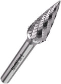 LU&MN SM-5 Tungsten Carbide Burr, 1/2" Head 1/4" Shank, 1 Pc