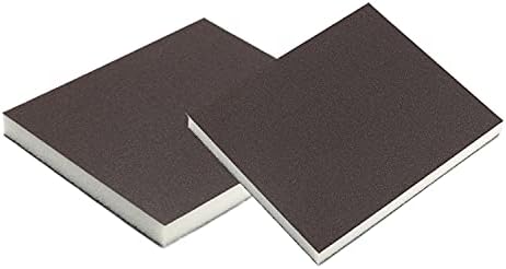 Utoolmart Sanding Sponge Sanding Blocks, 220 Grit Wet Dry Sandpaper Sponge, Washable and Reusable Sand Sponge Kit, for Kitchen Cookware Cleaning and Rust Removal of Rusted Metal, Grey, 8 Pcs