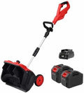 Cordless Snow Blower for Driveway Sidewalk, Steps, Patio(Red)