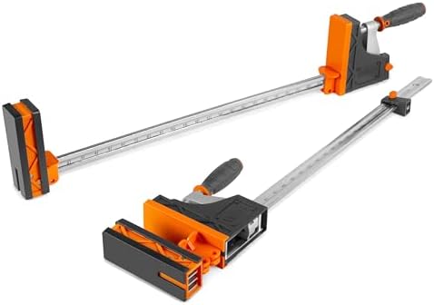WEN 24-Inch 2000-Pound Parallel Jaw Clamp and Spreader Set, Two-Pack (CLP122)