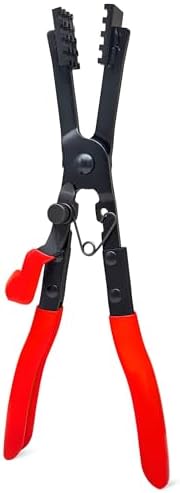 Heavy-duty Straight Hose Clamp Pliers with Locking Device for Quick Removal and Installation of Various Types of Strong and Hard-to-reach Hose Clamps…