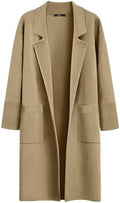 LILLUSORY Women's Long Cardigan Sweaters Fall Oversized Jacket Trench Coats