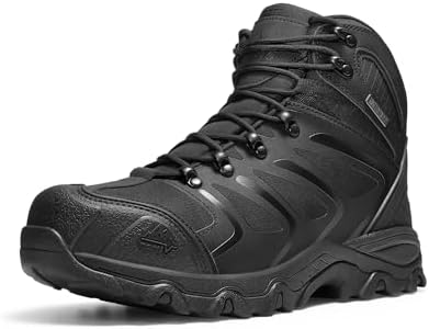 NORTIV 8 Waterproof Steel Toe Work Boots for Men
