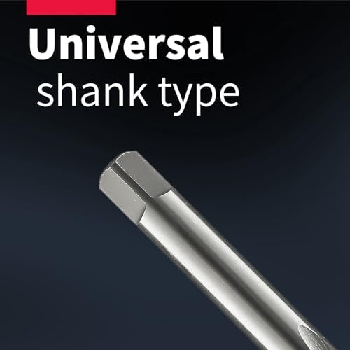 1"-16 Left Hand Straight Flute Thread Tap Machine Tap HSS (High Speed Steel) Threading Tapping Repair Tools DRINYOUNG (1"-16 Left)