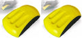 LiME LiNE 6 Inch Hook and Loop Mouse Hand Sanding Block Ideal for Sanding Automotive Body, Art & Crafts and DIY Projects (Flexible Block) (Pack of 2)