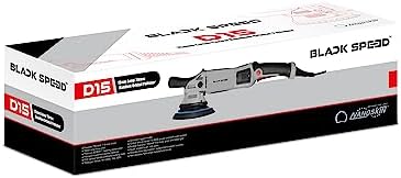 Nanoskin Black Speed Orbital Polisher for Paint Correction, 15mm
