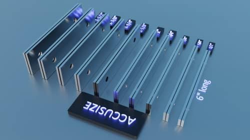 Accusize Precision Parallel Set 1/8 in x 6 in, 10 Matched Pairs
