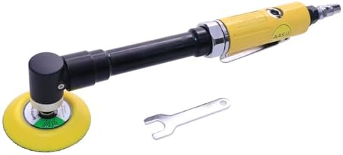 AT-7039L Extended Track Air Polisher, Handheld Pneumatic Grinder 20,000 RPM