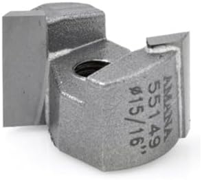 Amana Tool - (55149) Carbide Tipped Mortising Screw Down Shear Cutter 15/16 Dia x 9/16" x 1/4-28 Thread