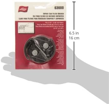 Lisle 63600 Car Oil Filter Wrench for 2-1/2" to 3-1/8" Filters