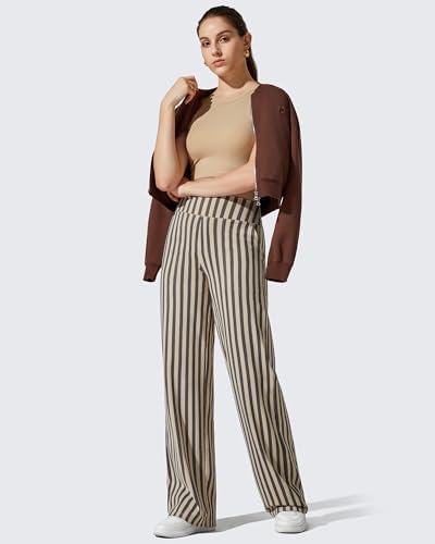 G4Free Yoga Pants for Women Wide Leg Pants with Pockets High Waisted