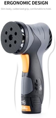 ShineMate EB213 10.8 Volt Cordless Mini Rotary Polisher Kit | Precision Correction for Tight Areas | Brushless Direct Drive Torque | Battery Charger Case Included | 6 Speed 700 to 2500 RPM | 3 Inches