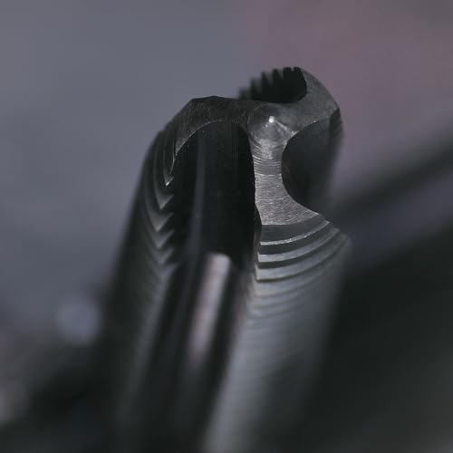 Tools M2 x 0.4 Spiral Point Threading Tap, Metric Machine Threading Tap High Speed Steel Cobalt(HSSCo) with AlTiN Coating, Round Shank with Square End， H2 Tolerance, 2pcs