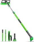 SEAAES 55 Inch Ice Scraper and Snow Brush with Squeegee for Truck SUV