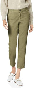 Amazon Essentials Women's Mid-Rise Slim-Fit Stretch Cropped Capri Pants (Available in Plus Size)