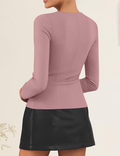 ZESICA Women's Business Casual Fitted Blazers Office Outfits