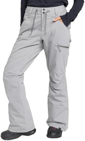 Roxy Women's Nadia Ski Pant – 10K Waterproof, Insulated, PFAS-Free, Adjustable Waist & Snow Gaiters
