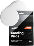 CARPRO Sanding Discs - Silicon Carbide Sanding Foam Pads, Remove Paint Defects While Keeping OEM Appearance, Wet or Dry Sanding - P2000 - (6" Pack of 10)