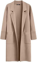 LILLUSORY Women's Long Cardigan Sweaters Fall Oversized Jacket Trench Coats