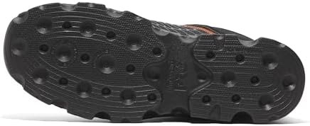 Timberland PRO Men's Powertrain Sport Alloy Safety Toe Industrial Athletic Work Shoe, Black/Orange-2024 New, 11.5 W