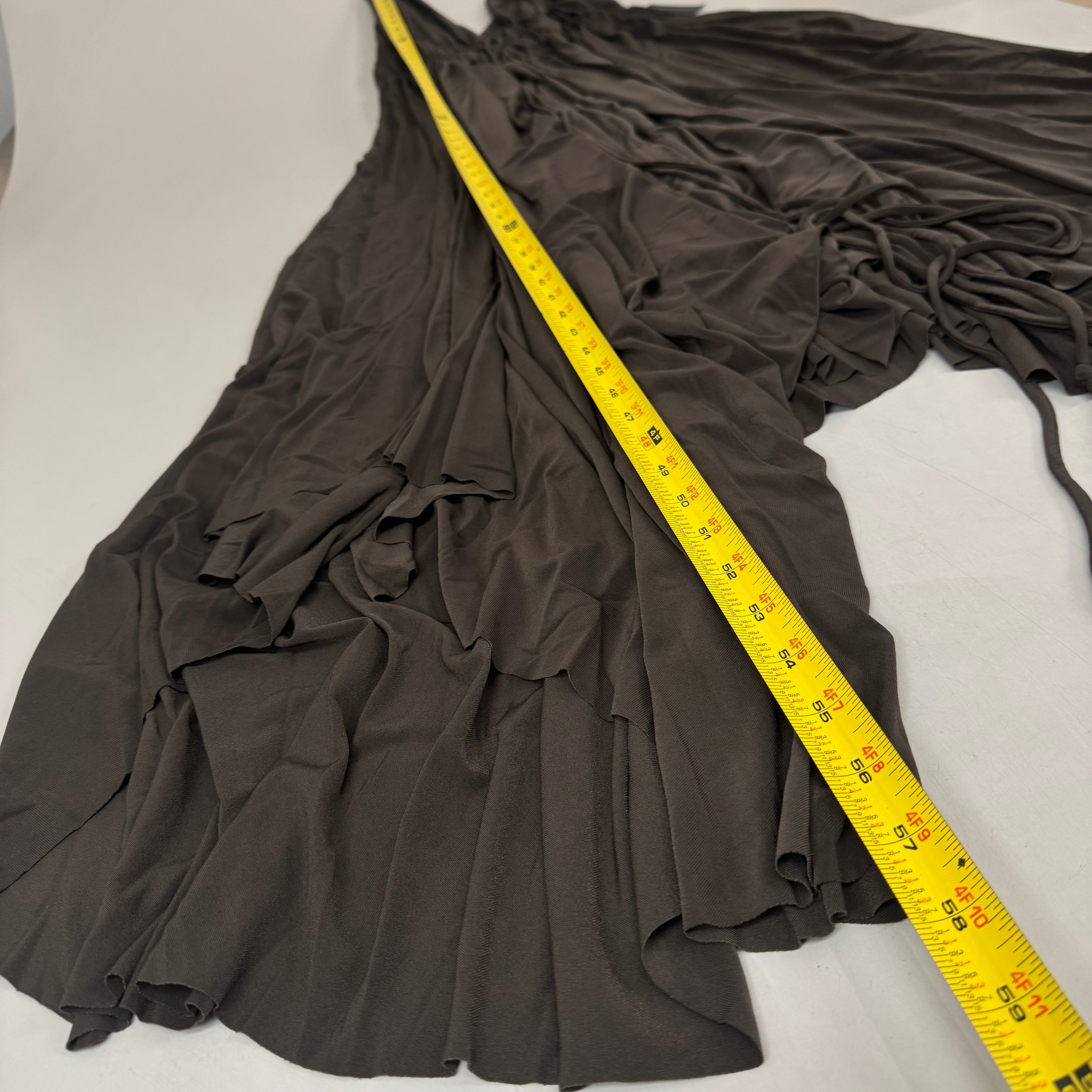 NORMA KAMALI Goddess Dress Unlined Women's Sz XL/42 Chocolate KK3233PL292028