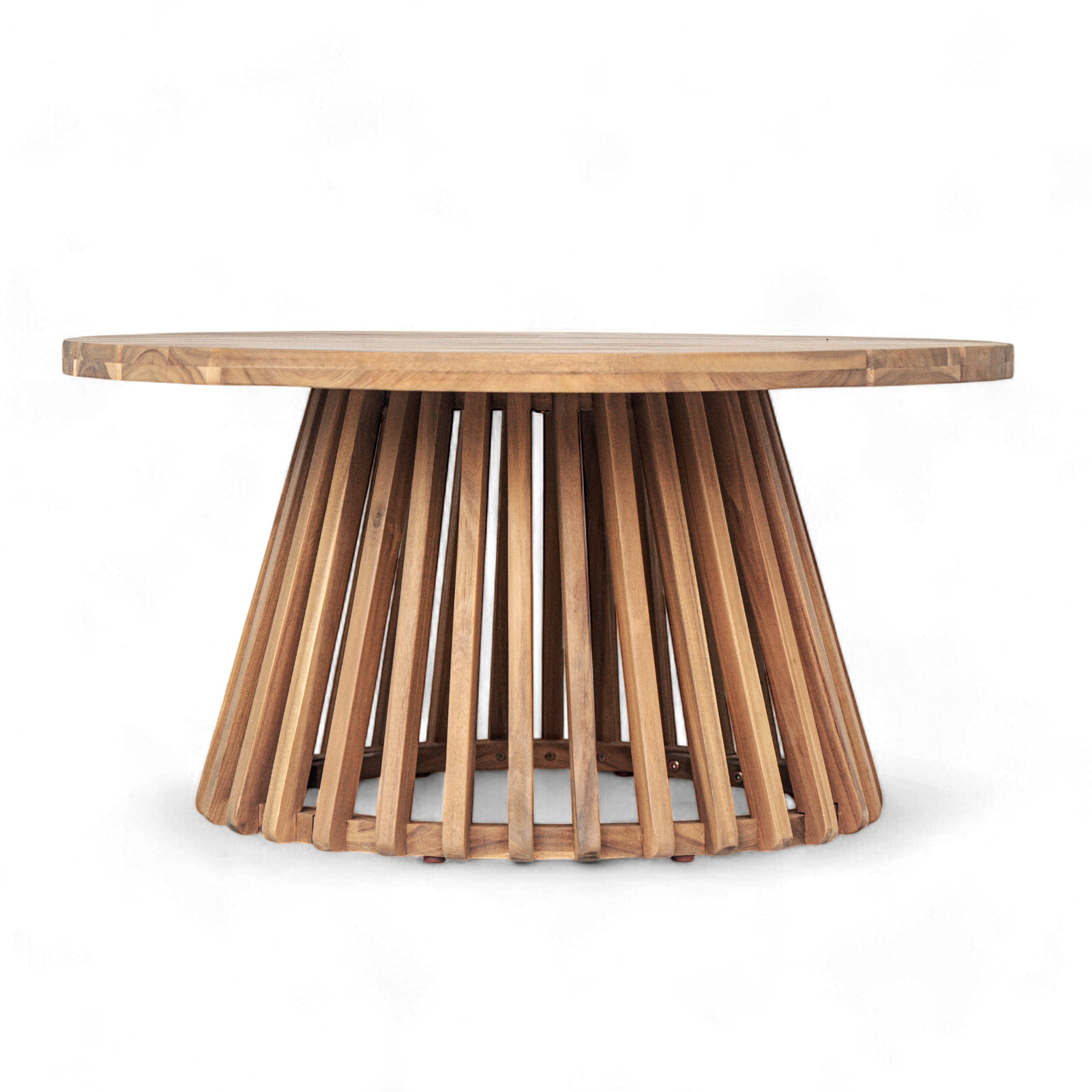 Acacia Wood Patio Coffee Table