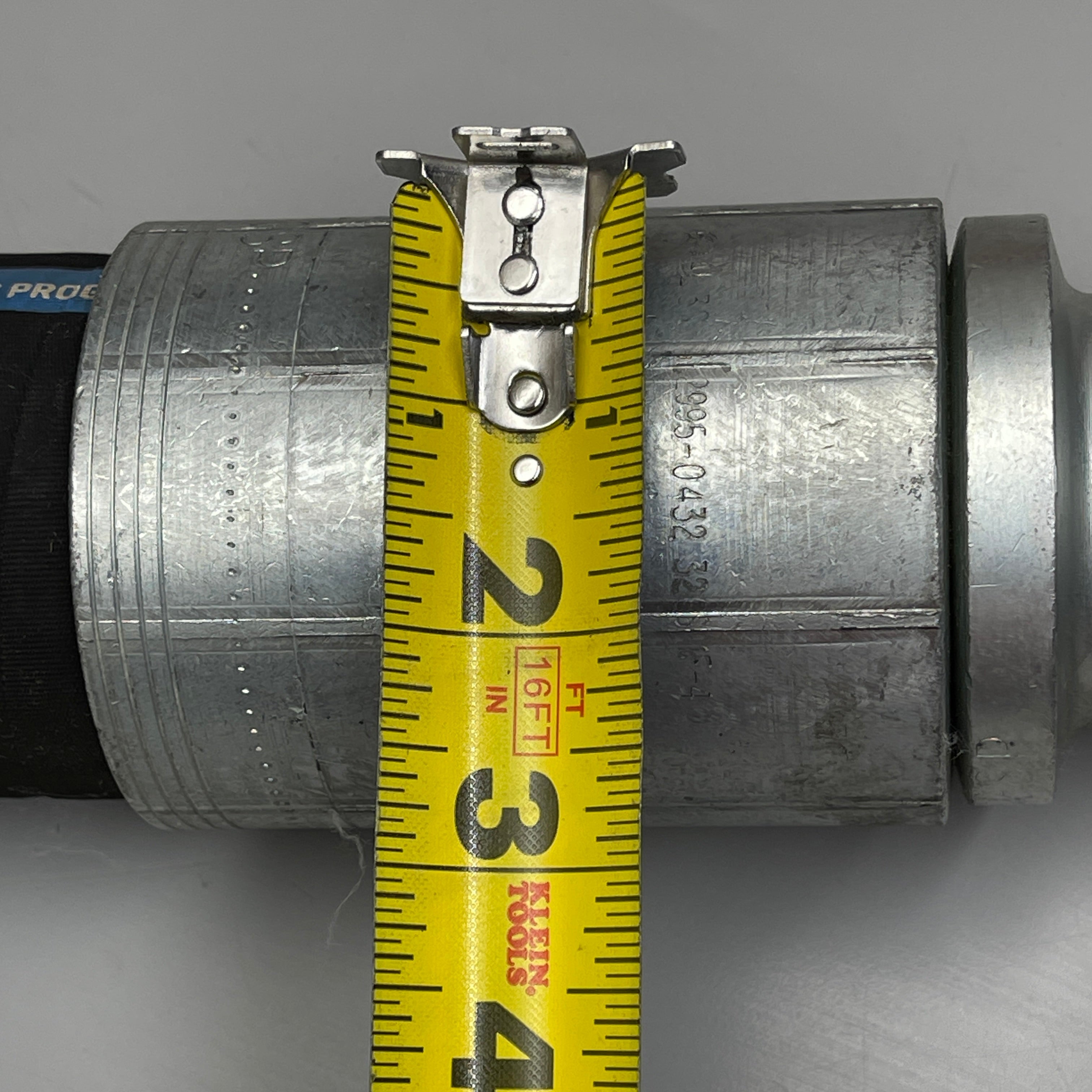 GATES MegaSpiral GSP 4ft Hydraulic Hose 2" ID 2.63 OD 3000 PSI w/ Elbow 32EFG3K