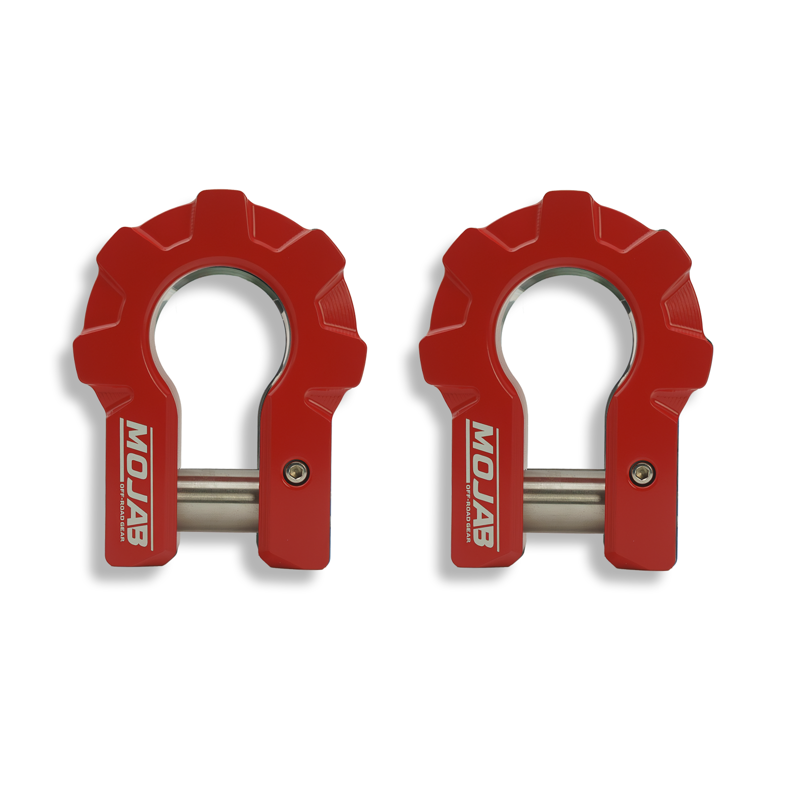 3/4'' Extreme duty Aluminum D-Shackle set (9T)-Ceramic coated (LIFETIME WARRANTY*)-Black and red Shackles are scheduled for delivery during the week commencing June 8th