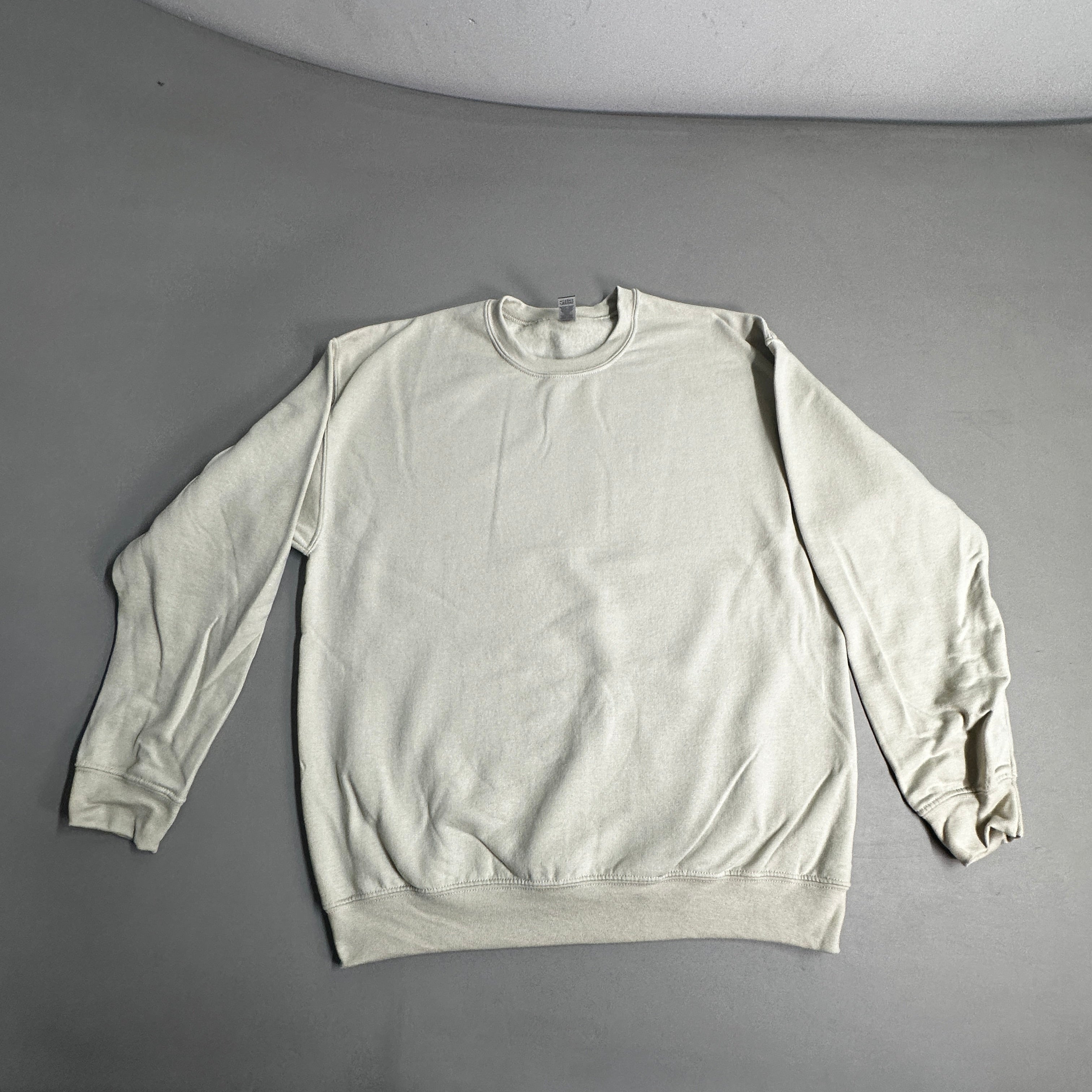 GILDAN Heavy Blend Crewneck Sweater Sweatshirt Sand SZ L G180