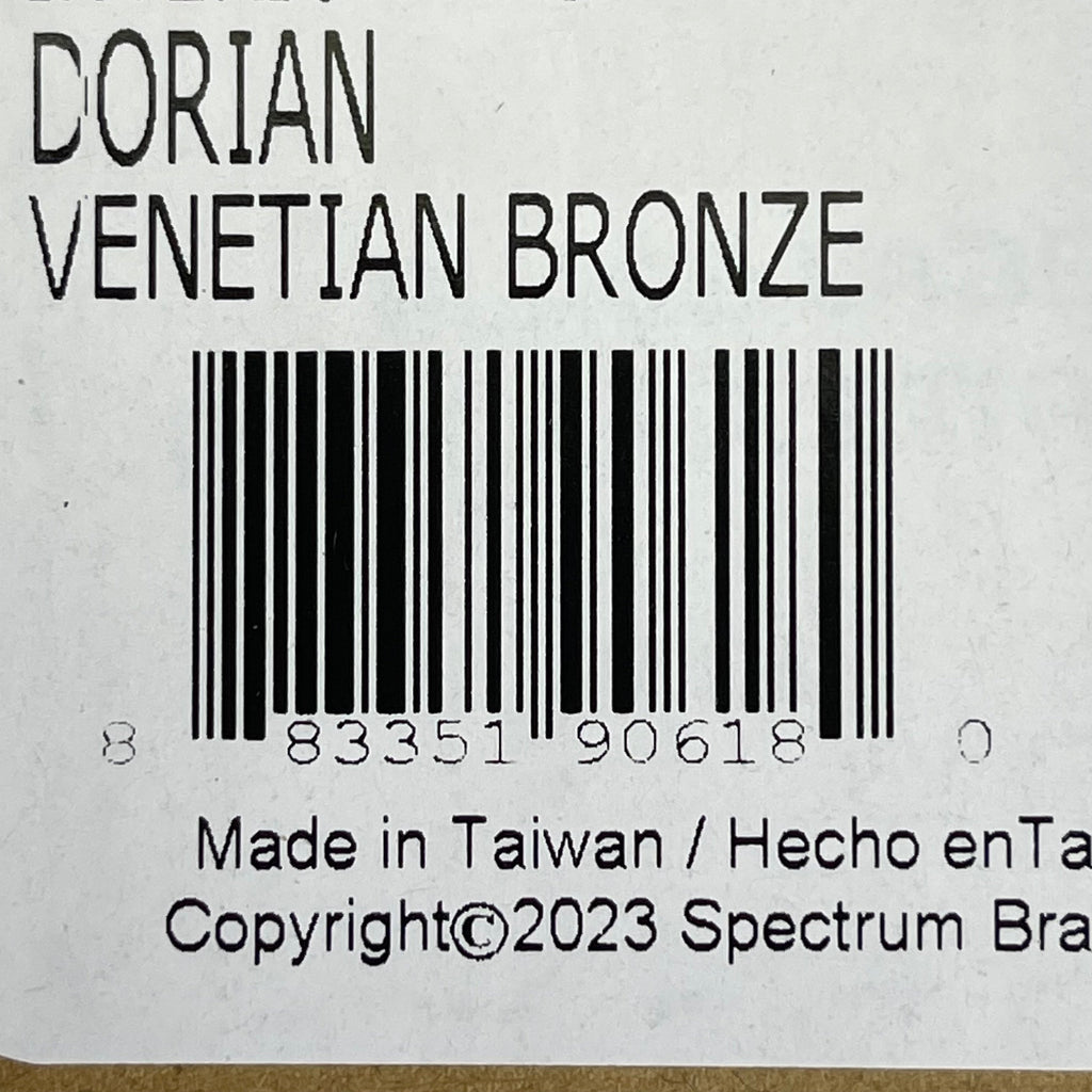 KWIKSET Dorian Interior Passage Lever Door Knob Set Venetian Bronze 99660-251