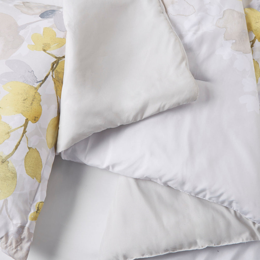 Comforter Set with Bed Sheets Yellow Full