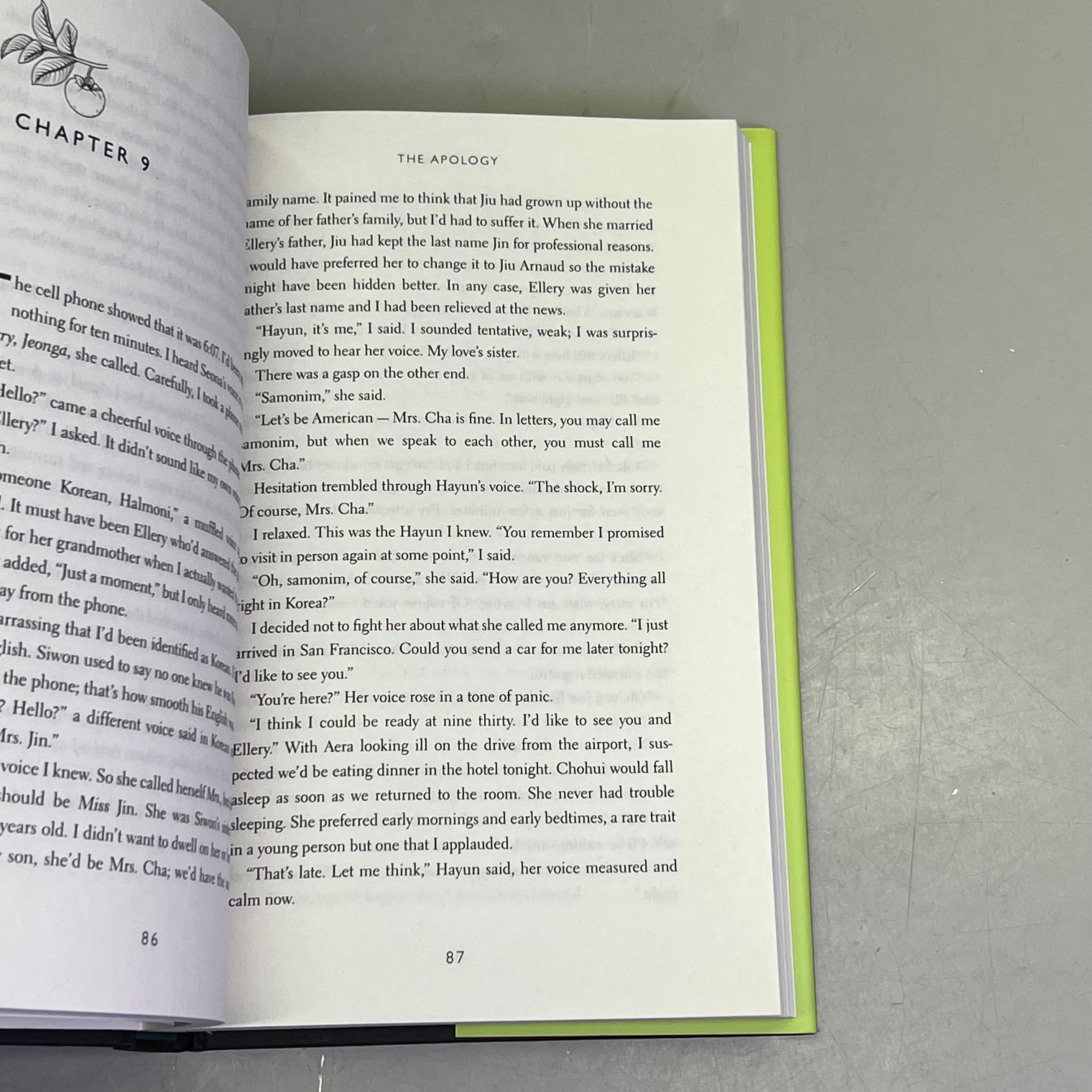 THE APOLOGY About A South Korean Matriarch Hardcover Book By Jimin Han