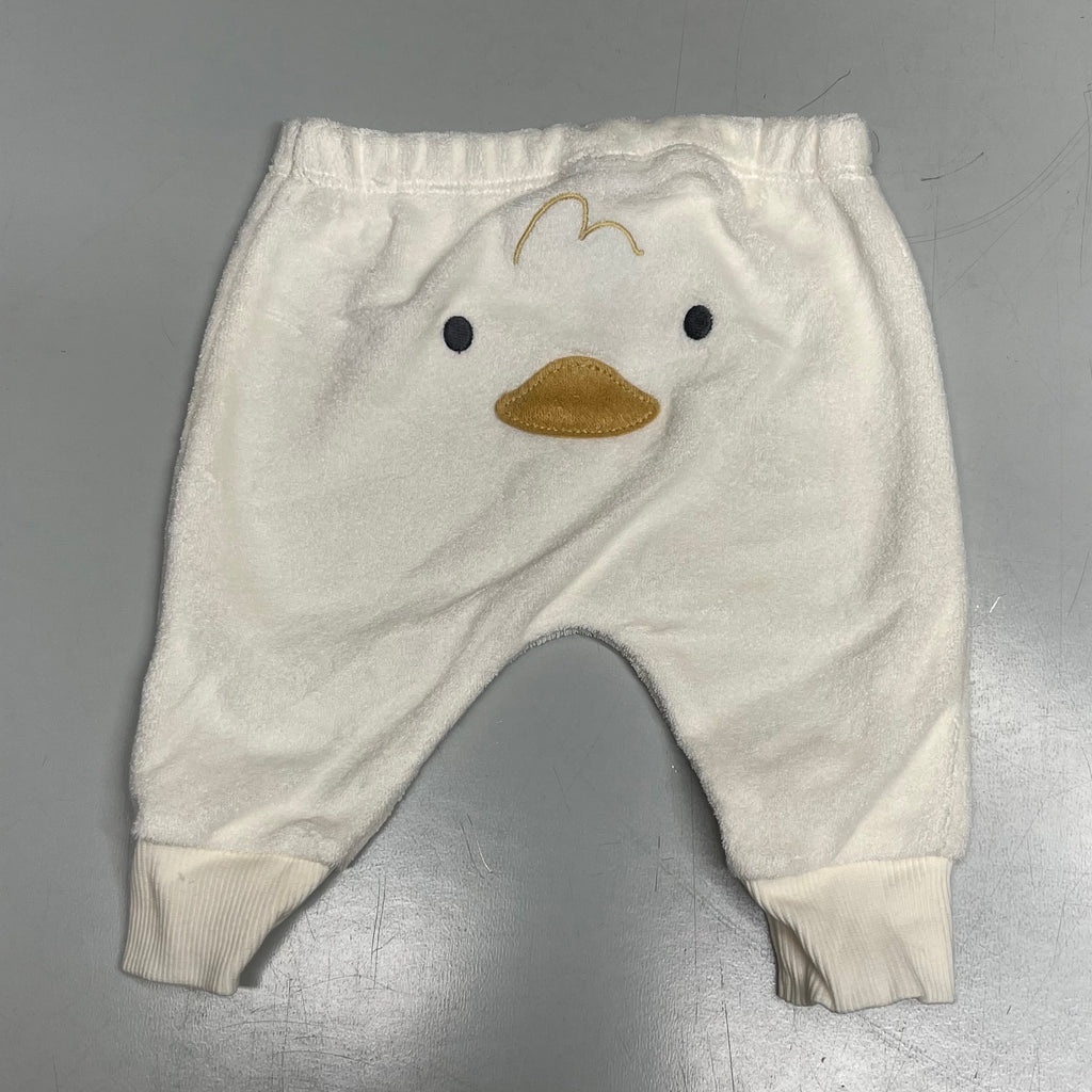 CARTERS (SET OF 3) Soft Duck Little Cardigan Set Baby's Sz Newborn White/Orange