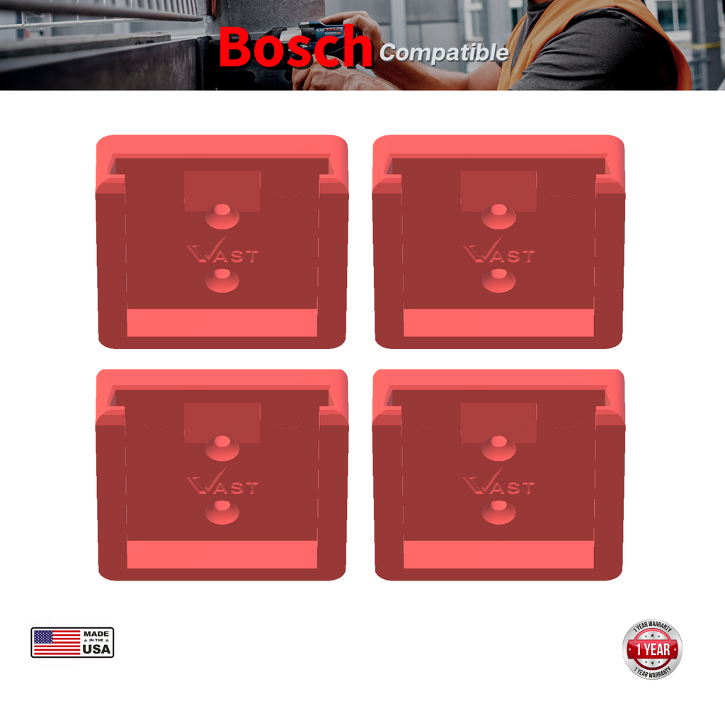 Bosch 18V Battery Mount | Battery Holder (4 Pack)